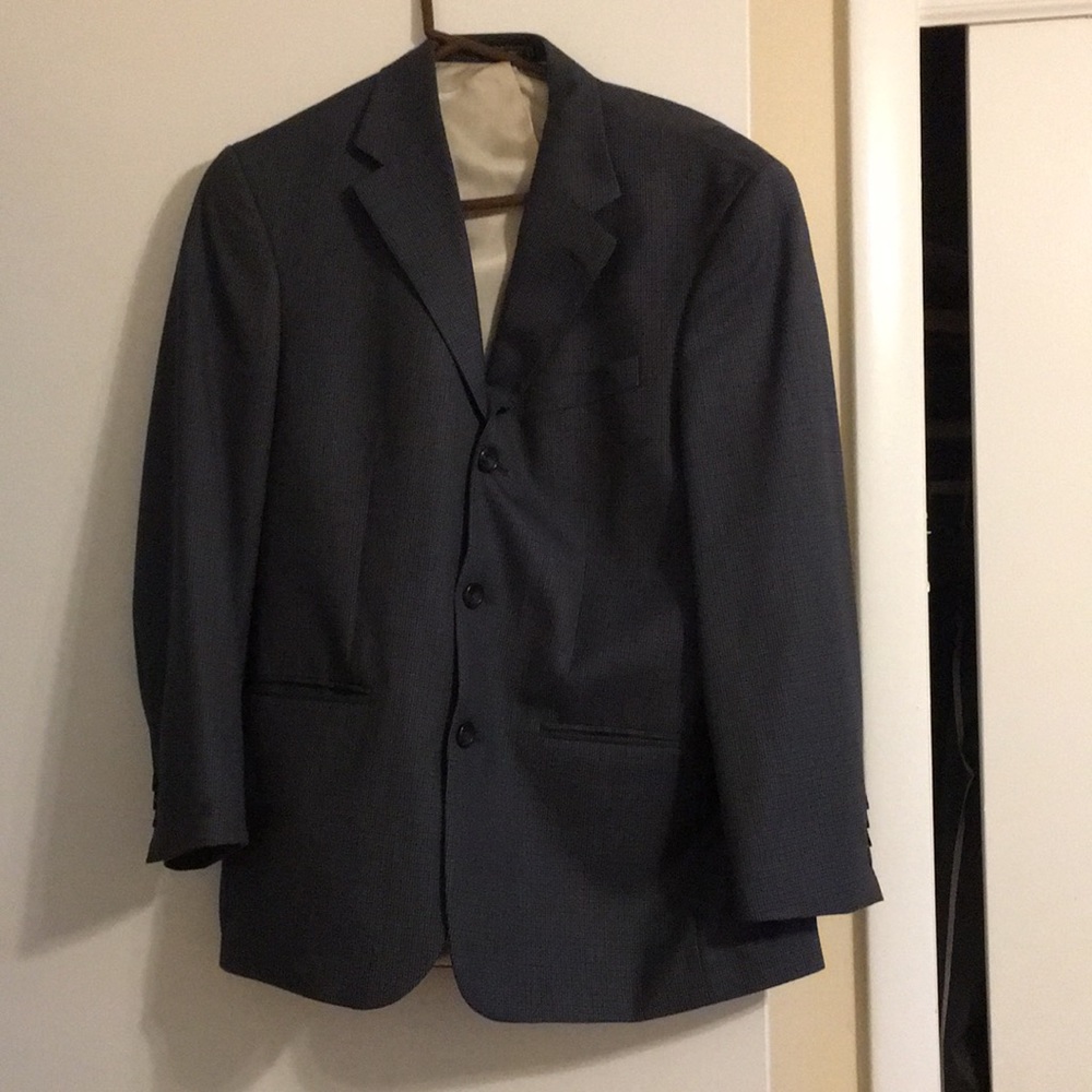 Men’s Navy plaid blazer